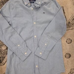 Vineyard Vines Light Blue Kids Button-Down Shirt